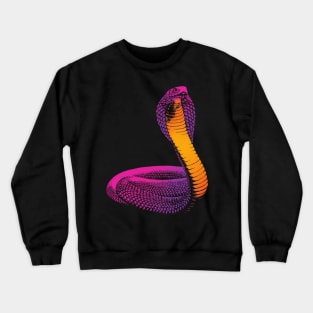 Pink Cobra Scales Crewneck Sweatshirt